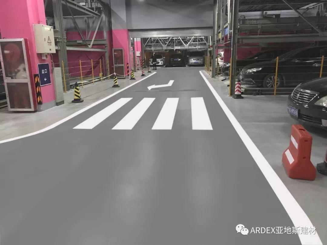 體驗升級！本色水泥基自流平系統(tǒng)重塑2萬平地下車庫，不僅僅是感官